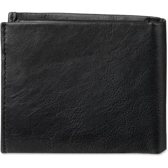Men's RFID Leather Minimalist Bifold Wallet with Multiple Card Slots - Picture 3 of 7